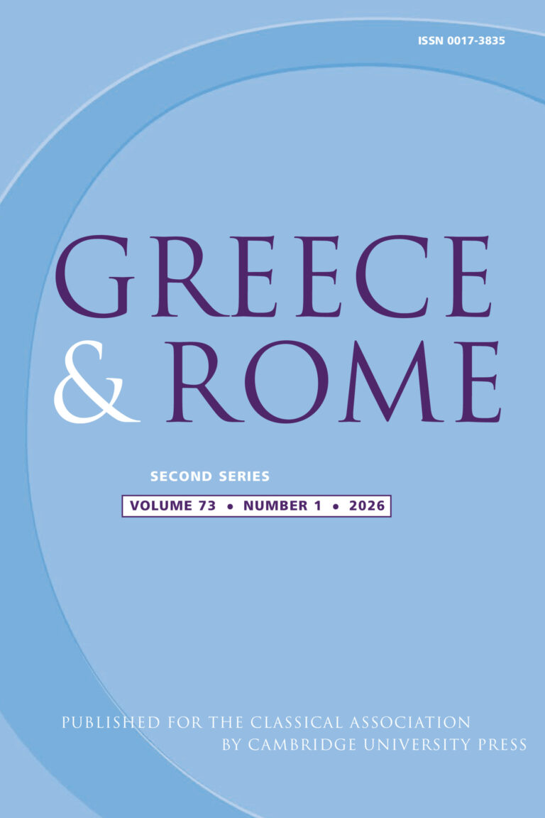 Greece & Rome (inc. New Surveys) Online Version