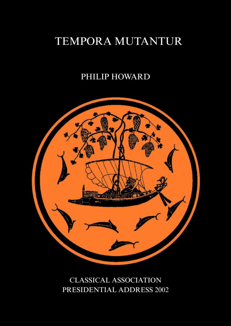 Presidential Address 2002: Tempora Mutantur by P. Howard